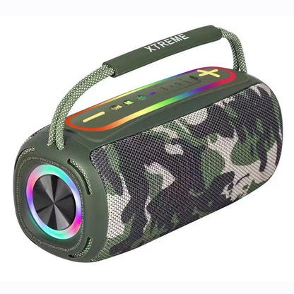 P11 Pro 20W High Power RGB Colorful LED Outdoor Speaker TWS Stereo Bluetooth Subwoofer with FM Radio