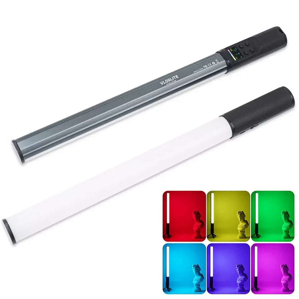 VLOGLITE W150RGB-II RGB Video Light Handheld Light Stick LED Video Tube Light Bar with LCD Display