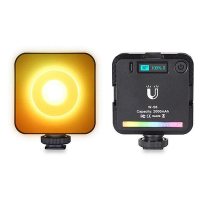 VLOGLITE W-S6 Full Color RGB LED Photogarphy Light Camera Light Sunset Atmosphere Lamp Magnetic Mini Fill Light