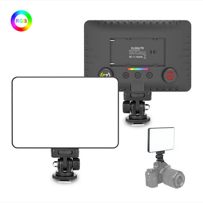 VLOGLITE PAD192RGB LED Camera Fill Light RGB Full Color Portable Photography Lighting for DSLR Camera Gopro