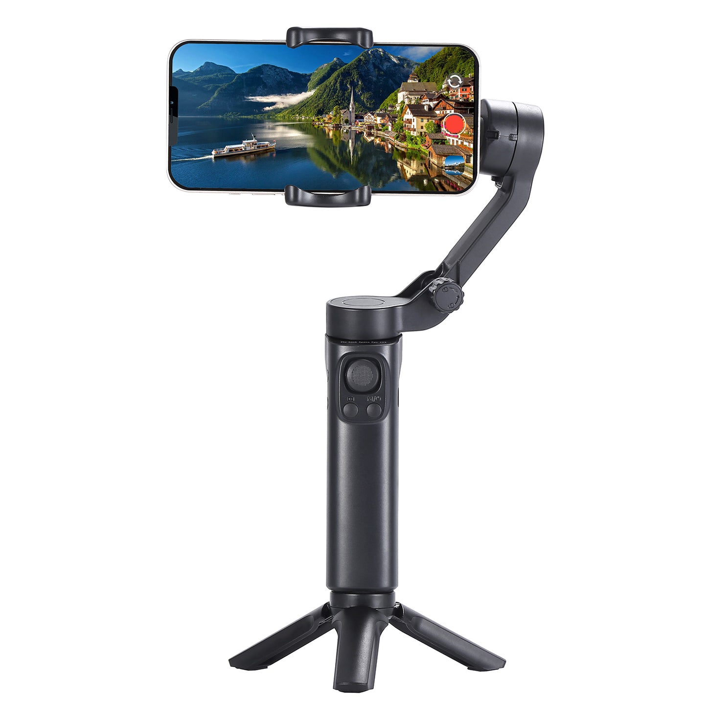 F5plus Three-Axis Gimbal Stabilizer Anti-Shake Foldable Phone Gimbal for Video Recording Vlog (without App)