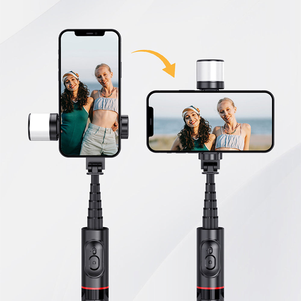 XIAOMI YOUPIN FUNSNAP Q12S Rotation Phone Clip Tripod Stand LED Fill Light Design Extendable Selfie Stick