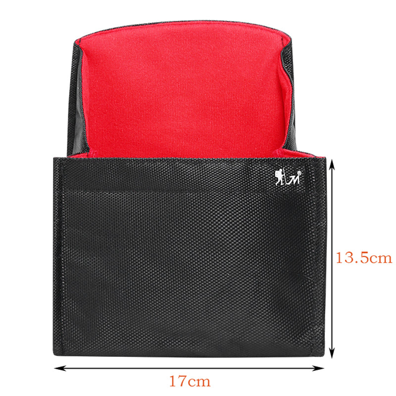 JN Waterproof Canvas Camera Storage Bag Protection Sleeve Pouch for Canon / Fujifilm, Size: L