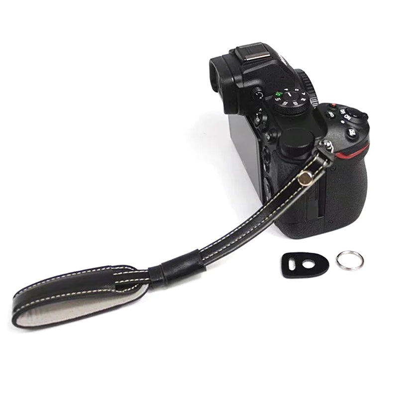 Camera Carrying PU Leather Hand Strap SLR Camera Anti-lost Wrist Rope