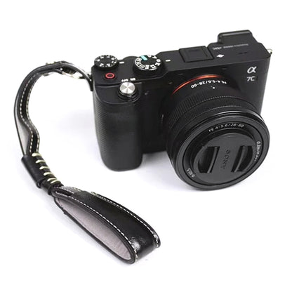 Camera Carrying PU Leather Hand Strap SLR Camera Anti-lost Wrist Rope