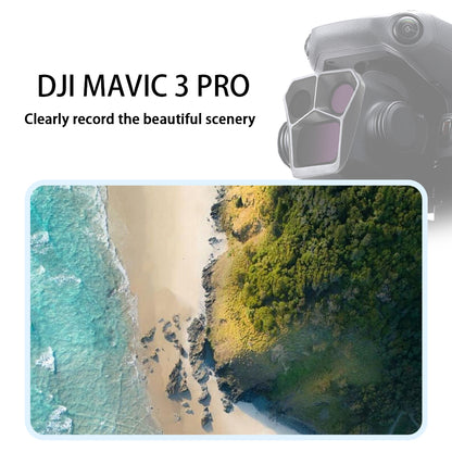 JUNESTAR JSR-1015-08 For DJI Mavic 3 Pro GB Style ND1000 Waterproof Optical Glass Lens Filter