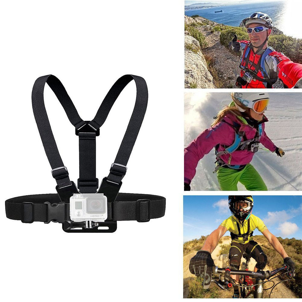 Q01 For GoPro Hero 4 / 5 / 6 / 7 / 8 / 9 / 10 / 11 Chest Strap Belt Body Harness Mount