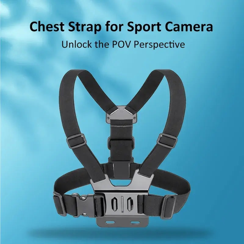 Q01 For GoPro Hero 4 / 5 / 6 / 7 / 8 / 9 / 10 / 11 Chest Strap Belt Body Harness Mount