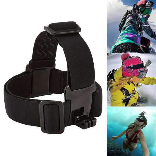 G142 For GoPro Hero 4 / 5 / 6 / 7 / 8 / 9 / 10 / 11 Mount Belt Action Camera Adjustable Head Strap Band