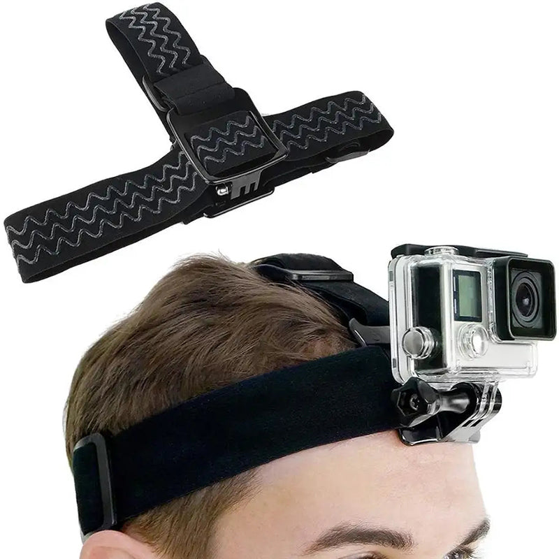 G142 For GoPro Hero 4 / 5 / 6 / 7 / 8 / 9 / 10 / 11 Mount Belt Action Camera Adjustable Head Strap Band