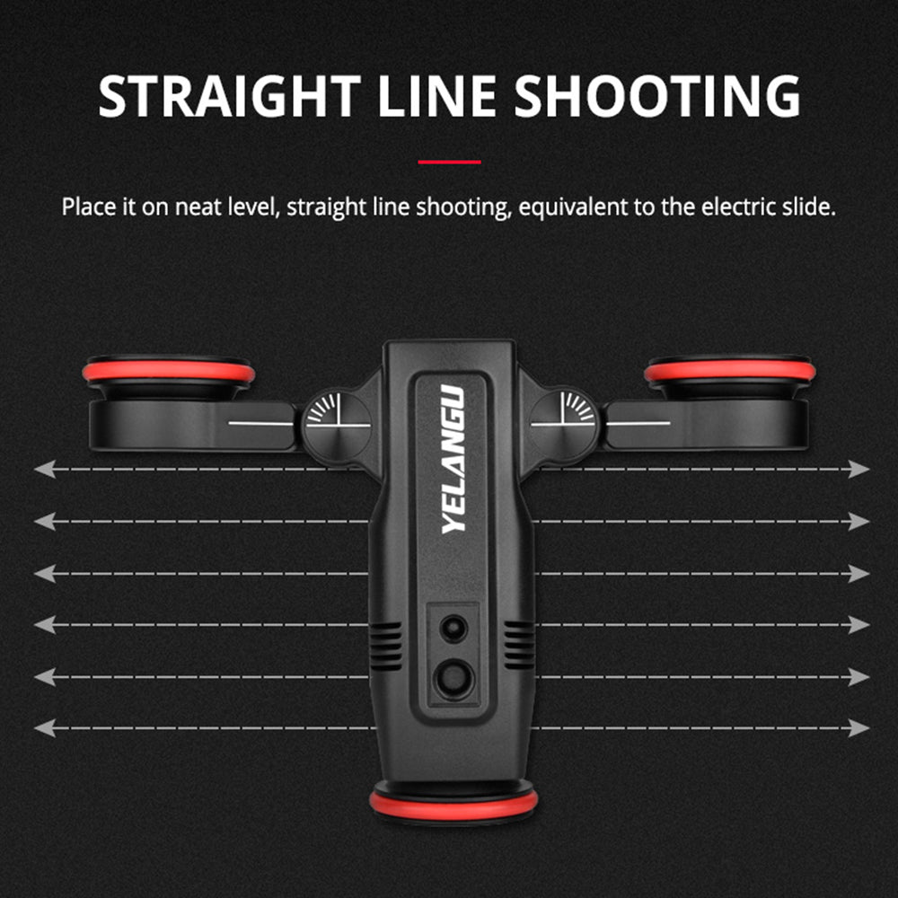 YELANGU L5G Motorized Smart Camera Video Dolly APP Control Electric Track Rail Slider Dolly Car for Cameras, Cell Phones