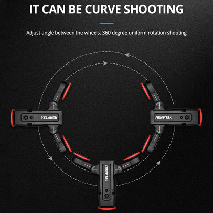 YELANGU L5iEG L5i Camera Slider DollyVideo Shooting Time-Lapse Car with Rail Track for Camera Camcorder, Up to 6.6lb / 3kg