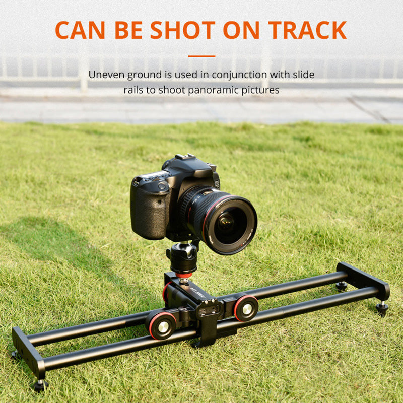 YELANGU L5iEG L5i Camera Slider DollyVideo Shooting Time-Lapse Car with Rail Track for Camera Camcorder, Up to 6.6lb / 3kg