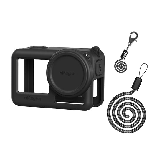 AMAGISN Silicone Case for DJI Osmo Action 4 / 3  Action Camera Anti-scratch Protective Cover