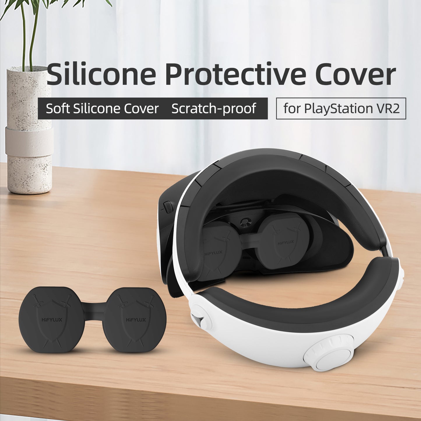 HIFYLUX PS-ZF30 Silicone Lens Protector for PlayStation VR2 Headset Lens Cover Guard