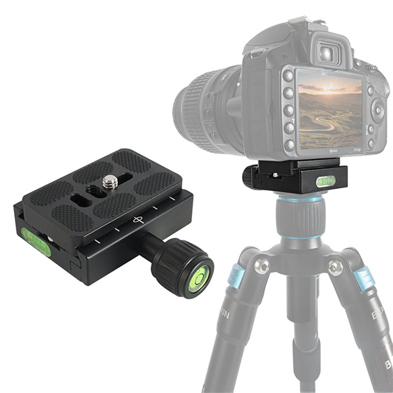 BEXIN QR-60S Camera Tripod Quick Release Plate Aluminum Alloy Tripod Head Screw Adapter Mount