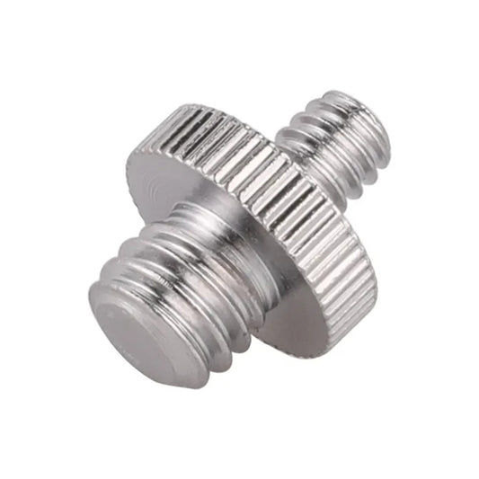 F005 3 / 8 inch to 1 / 4 inch Threaded Camera Tripod Iron Screw Adapter Double Head Mounting Screw Converter