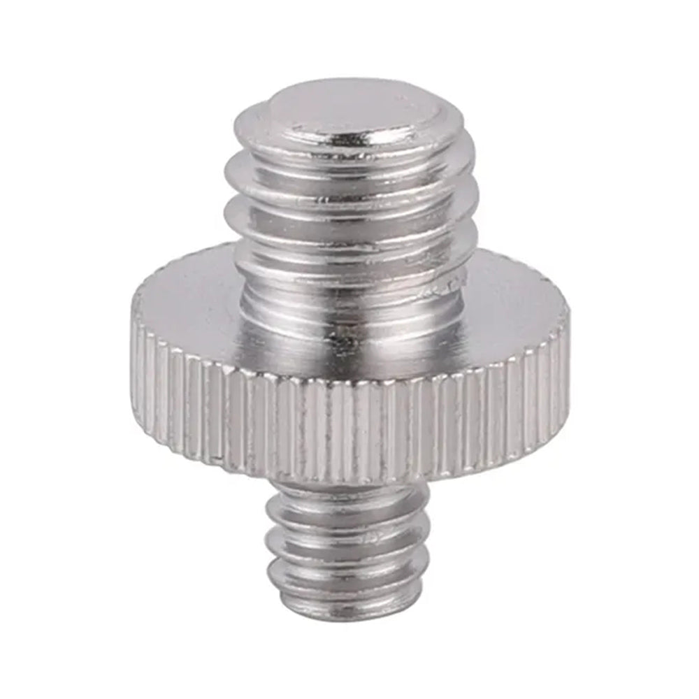 F005 3 / 8 inch to 1 / 4 inch Threaded Camera Tripod Iron Screw Adapter Double Head Mounting Screw Converter