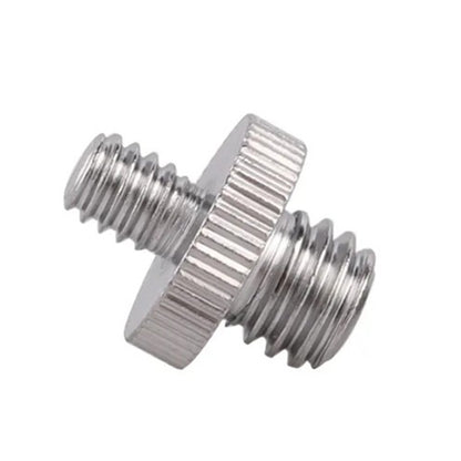 F005 3 / 8 inch to 1 / 4 inch Threaded Camera Tripod Iron Screw Adapter Double Head Mounting Screw Converter