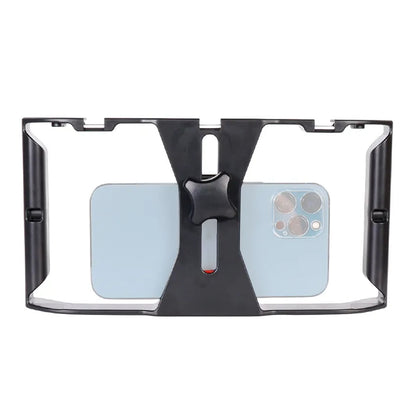 D017 Universal Phone Cage Video Stabilizer Grip Vlogging Film Making Smartphone Frame for iPhone Android