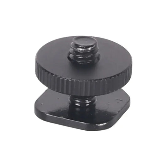 Z025 1 / 4 Inch Single Layer Aluminum Alloy Tripod Mount Screw Flash Camera Hot Shoe Adapter