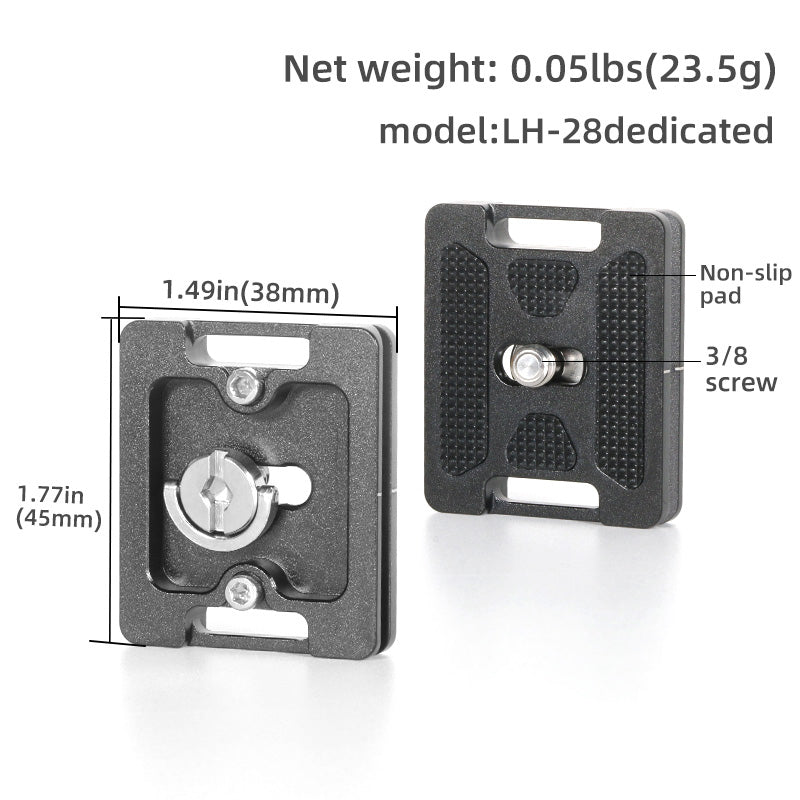 BEXIN LH-28 360-Degree Rotary Camera Stabilizers Panoramic Damping SLR Camera Gimbal, Low Centre Gravity, Load 6Kg