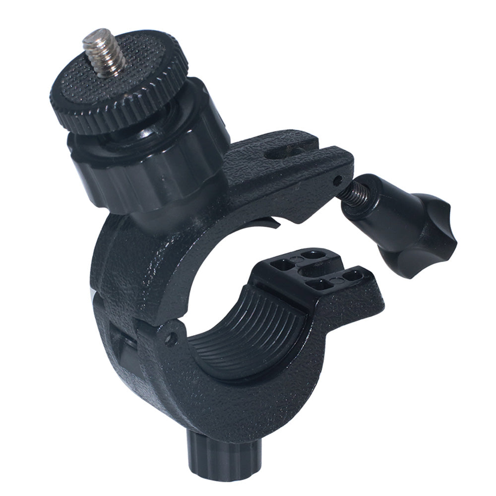 J030 O-Shape ABS Bike Bracket Bicycle Mount Holder for GoPro Hero Action Cameras Multifunction Motorcycle Clip Mount