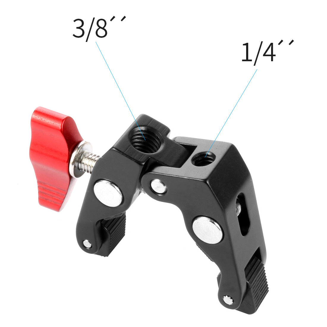 J026 Articulated Arm Crab Claw Super Clamp Clip Holder for Studio Flash Light Camera Tripod