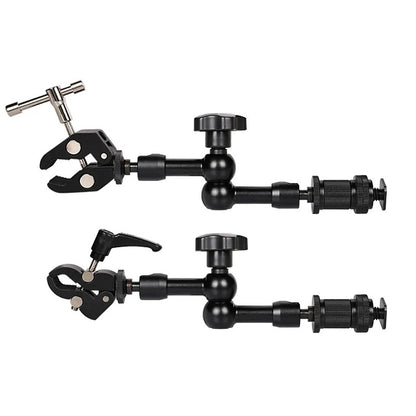 H003 7 Inch Metal Articulating Magic Arm Super Clamp Holder Stand for DSLR Camera Photo Studio