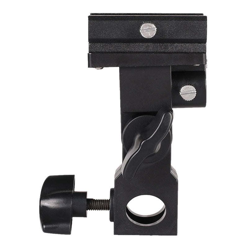 E001 B-Type Flashlight Holder for Canon / Yongnuo / Nikon Camera Flash Mount Swivel Hot Shoe Umbrella Holder Light Stand Bracket