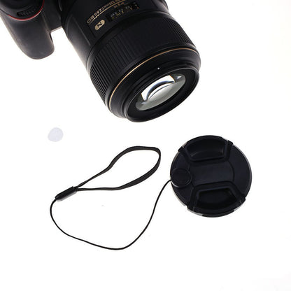 1718 Camera Lens Cap Keeper Holder Rope Prevent Lens Cap Lost for Canon Nikon Sony DSLR SLR Camera