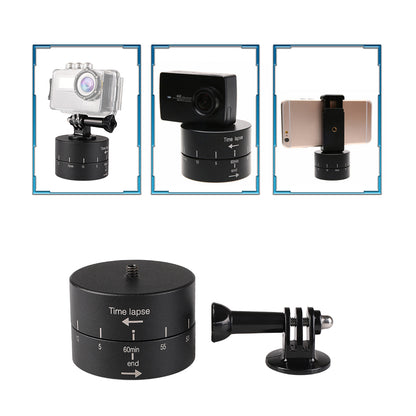 G076 360 Degree Rotating Photography Time Lapse Gimbal for GoPro Sports Camera Panoramic Timer Mount Holder