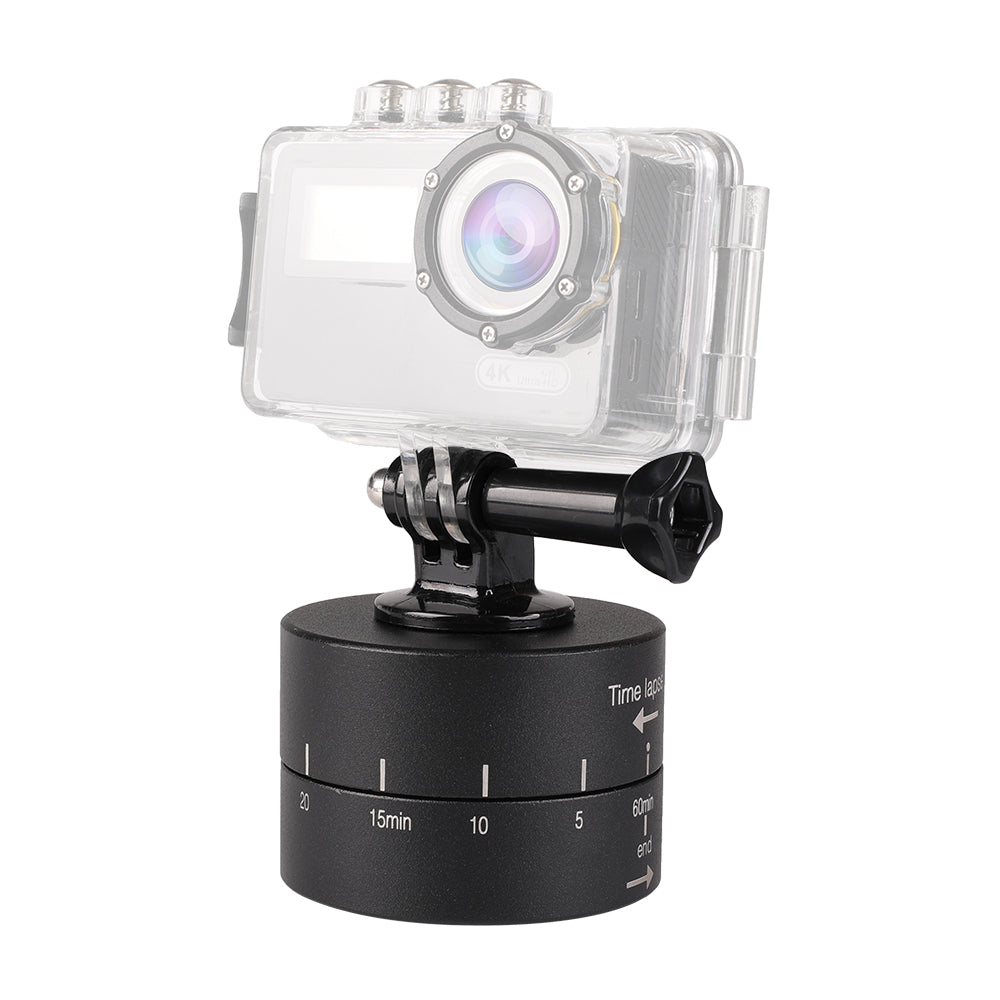 G076 360 Degree Rotating Photography Time Lapse Gimbal for GoPro Sports Camera Panoramic Timer Mount Holder