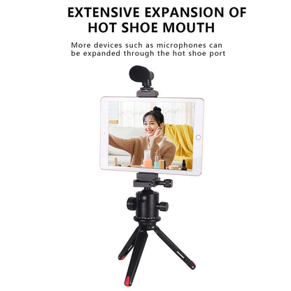 Z024 Tripod Phone Mount Aluminum Alloy Mini Tablet Holder with 1 / 4 Screw Sports Camera Accessories