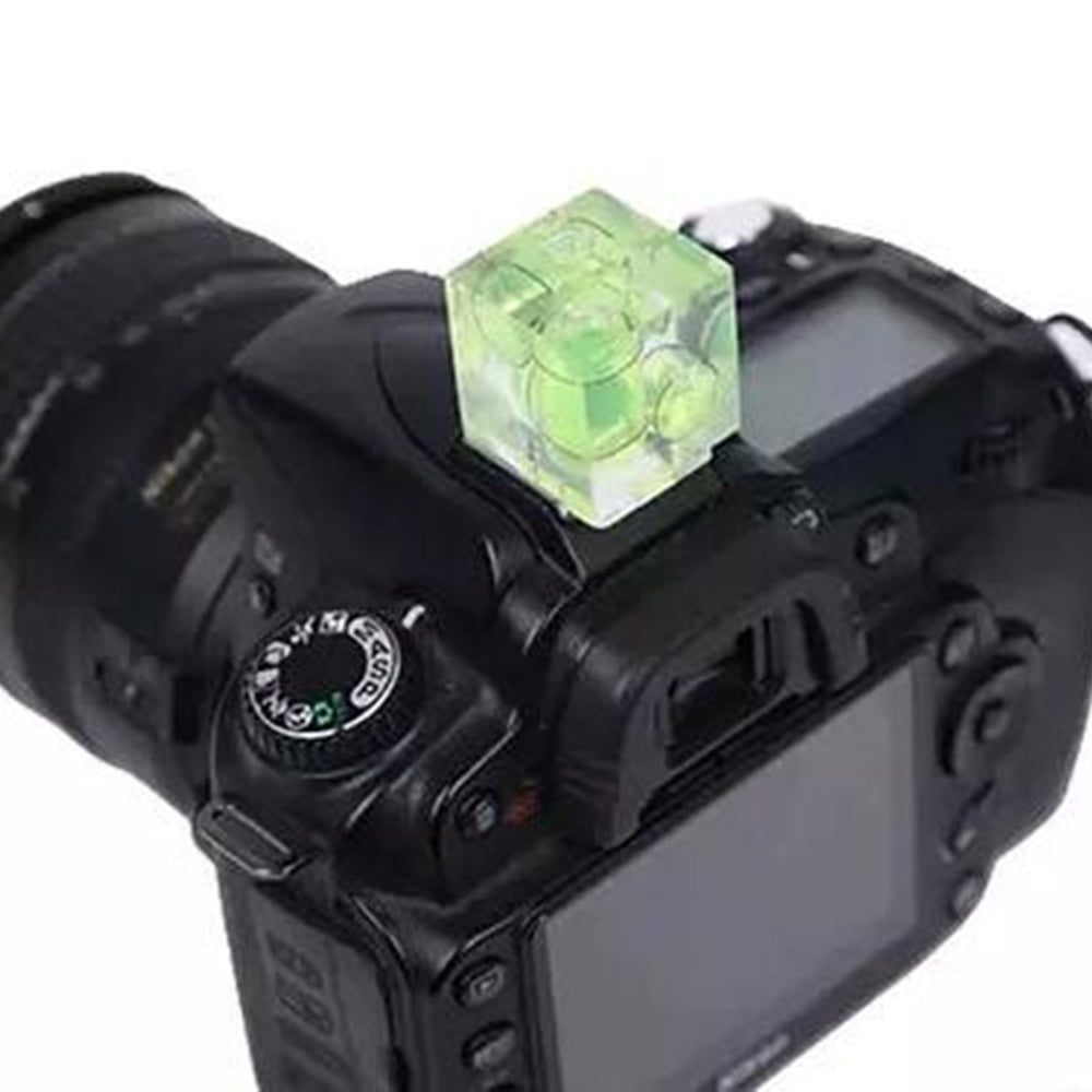 H02 Camera Hot Shoe 3D Level Balancing Bead for SLR Camera Hot Shoe Bubble Level