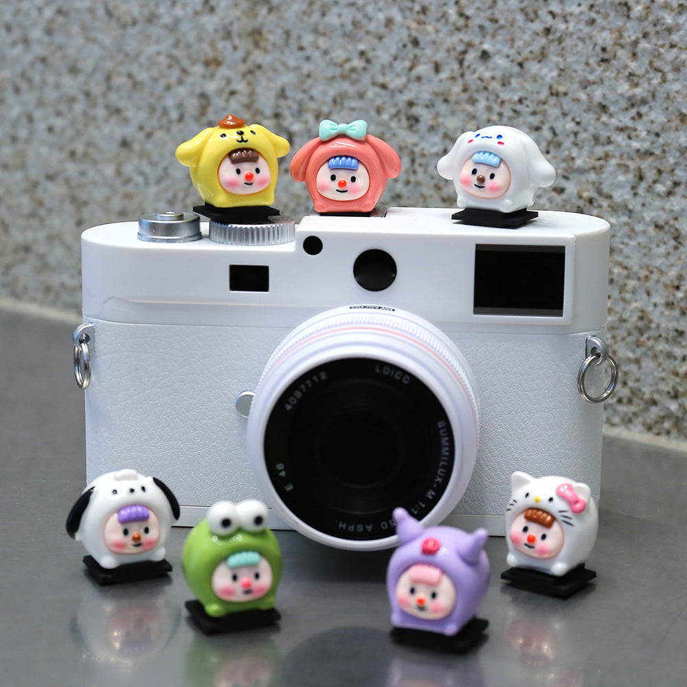 Resin+PVC Cute Cartoon Hot Shoe Protection Cover SLR Camera Dustproof Hot Shoe Cap