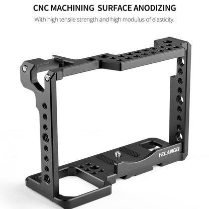 YELANGU C18-A For Panasonic S1 / S1H / S1R Camera Cage CNC Aluminum Alloy Camera Protective Frame