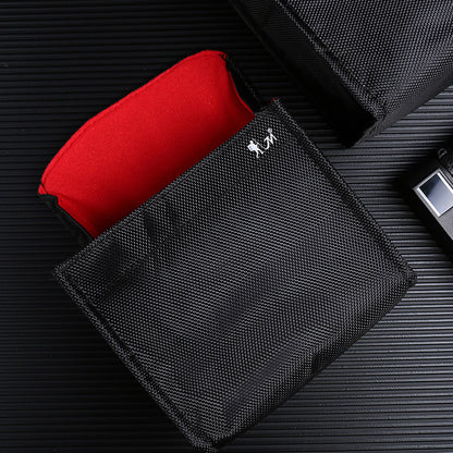 For Sony Canon Nikon Leica Camera Bag Waterproof Scratch-resistant Canvas Storage Pouch (Size: L)