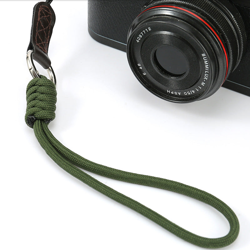 BJ-01 For Sony Fujifilm Canon Camera Hanging Strap Pure Cotton Braided Carrying Rope Key Chain Wrist Strap