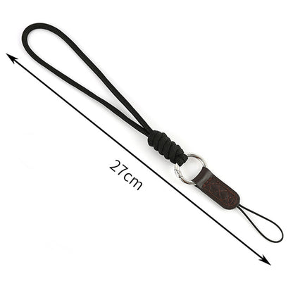 BJ-01 For Sony Fujifilm Canon Camera Hanging Strap Pure Cotton Braided Carrying Rope Key Chain Wrist Strap