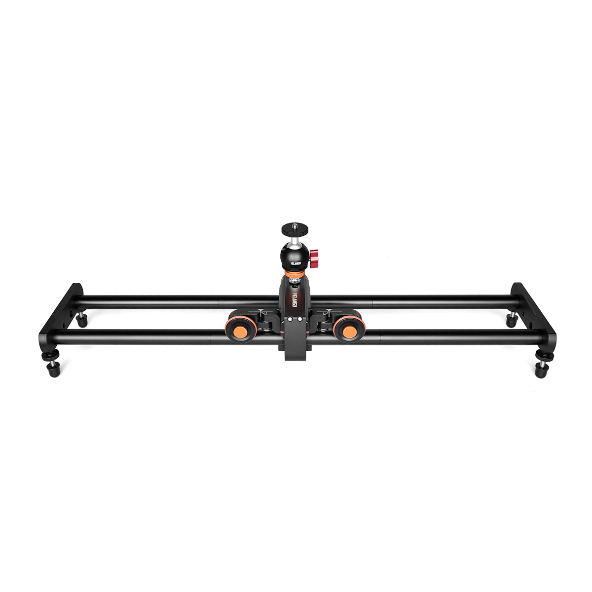 YELANGU L4X-60ET 3-Speed Electric Dolly Car Camera Slider Track Dolly with 60cm Slider Rail and Track Buckle