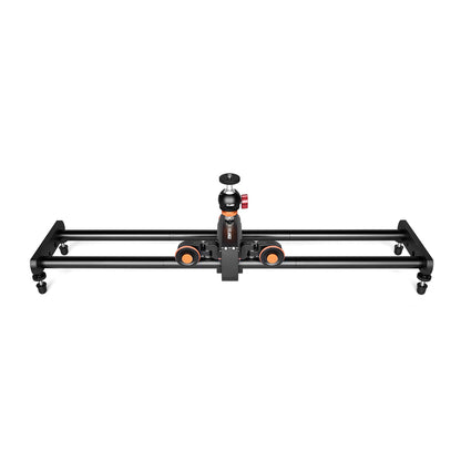 YELANGU L4X-60ET 3-Speed Electric Dolly Car Camera Slider Track Dolly with 60cm Slider Rail and Track Buckle