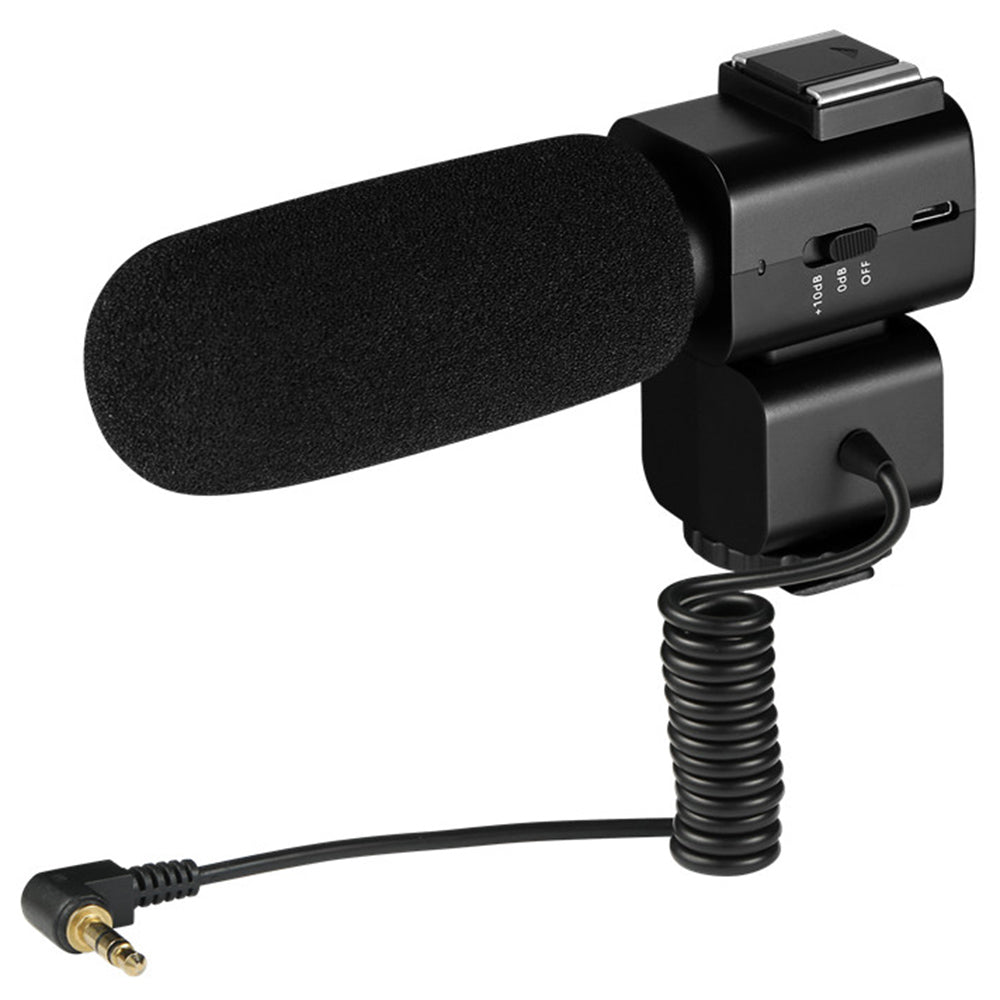 ORDRO CM520 3.5mm Plug Video Recording Shotgun Microphone Noise Reduction Mic for Camera