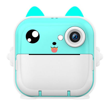 Q5 Portable HD Dual-Lens Instant Camera Children Camera Error Printer Camera (with 32G Memory Card + Card Reader)