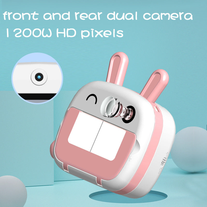 K09 2.4-inch Display Thermal Paper Print Camera for Children Portable Mini WiFi Instant Camera