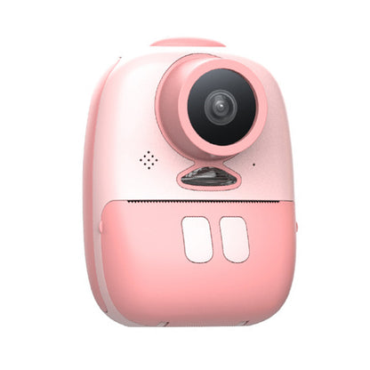 D10 2-inch Screen Kids ABS Instant Camera Dual Lens Rechargeable Camera Toy with Print Paper