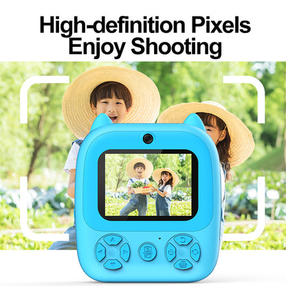 D8 Dual-Lens Children Video Camera Kid's Educational Toy Supporting 128GB Memory Card