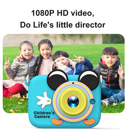 D9 Mini Size High Definition Dual-Lens Kid's Educational Camera Children Video Camera Toy Supporting 32GB Memory Card