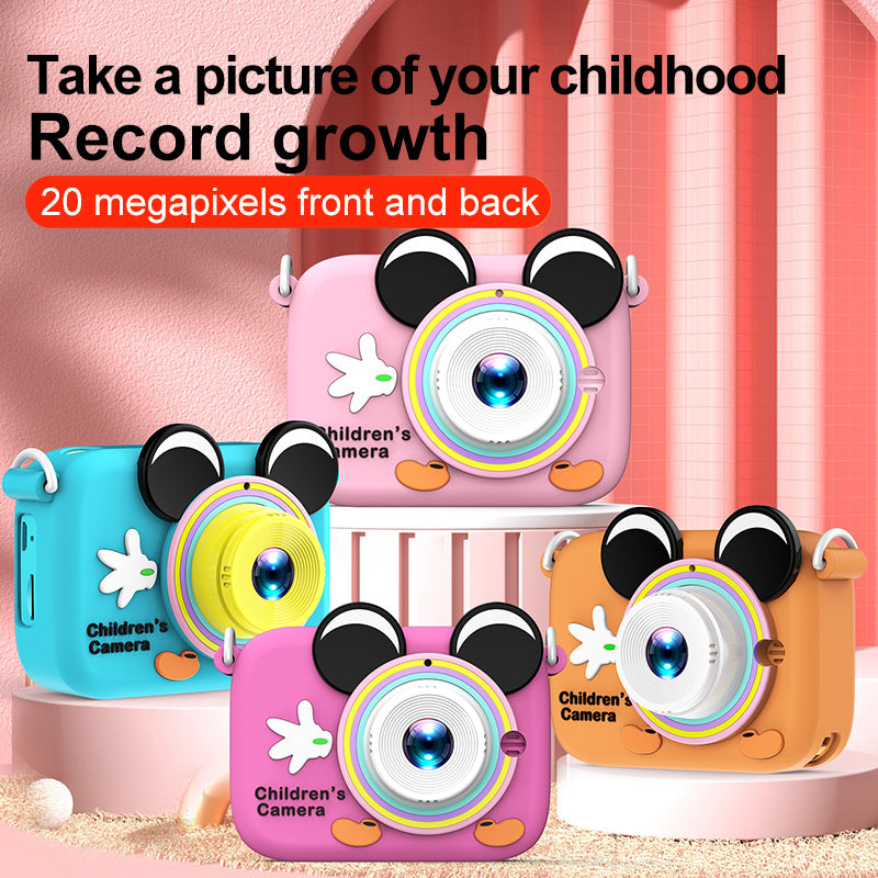 D9 Mini Size High Definition Dual-Lens Kid's Educational Camera Children Video Camera Toy Supporting 32GB Memory Card