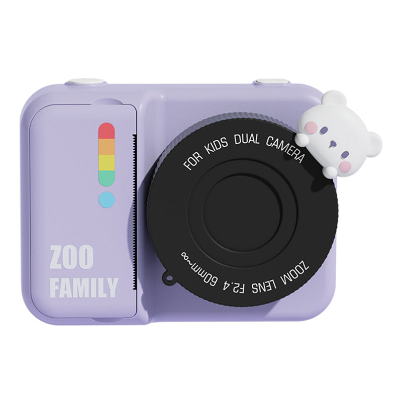 P2 4800W Pixel HD 3.0-inch Instant Camera WiFi Transmission Print Camera with Lanyard Charging Cable